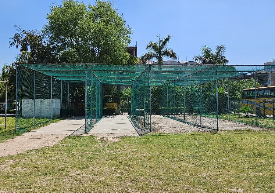 Covered cricket practice nets at AIS