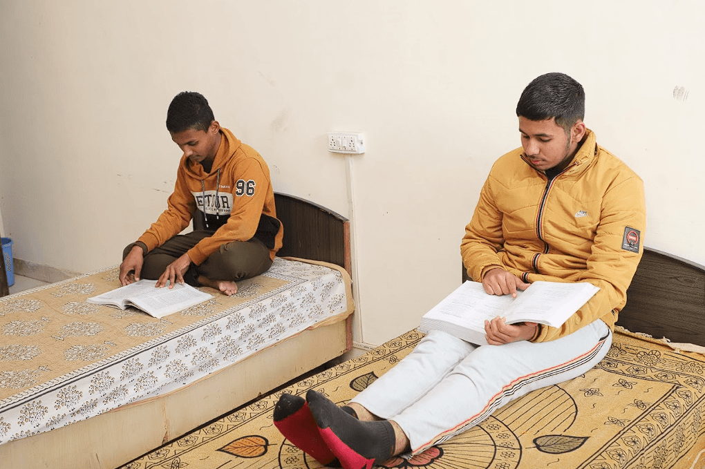 AIS students at the Day Boarding facility during structured study time