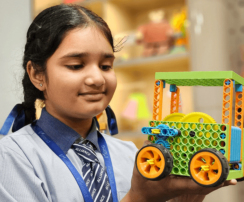 Students using technology to solve real problems